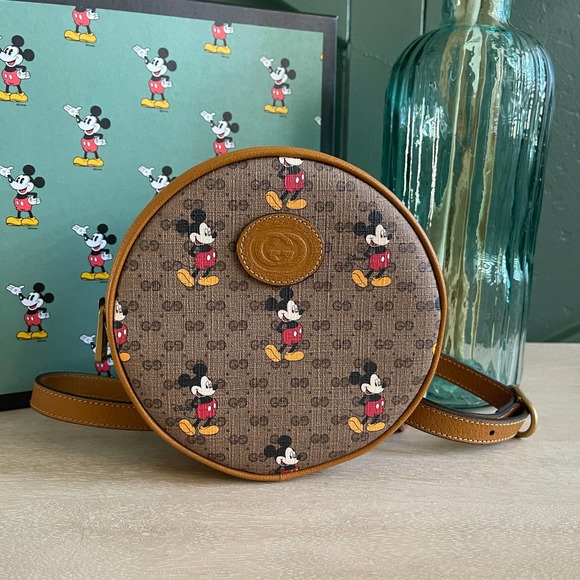 Gucci Handbags - NEW GUCCI X DISNEY Mickey GG Supreme Canvas Mini Backpack Sun Tan